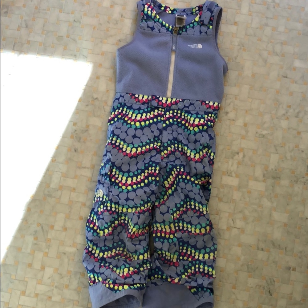 North Face kids bib snow pants